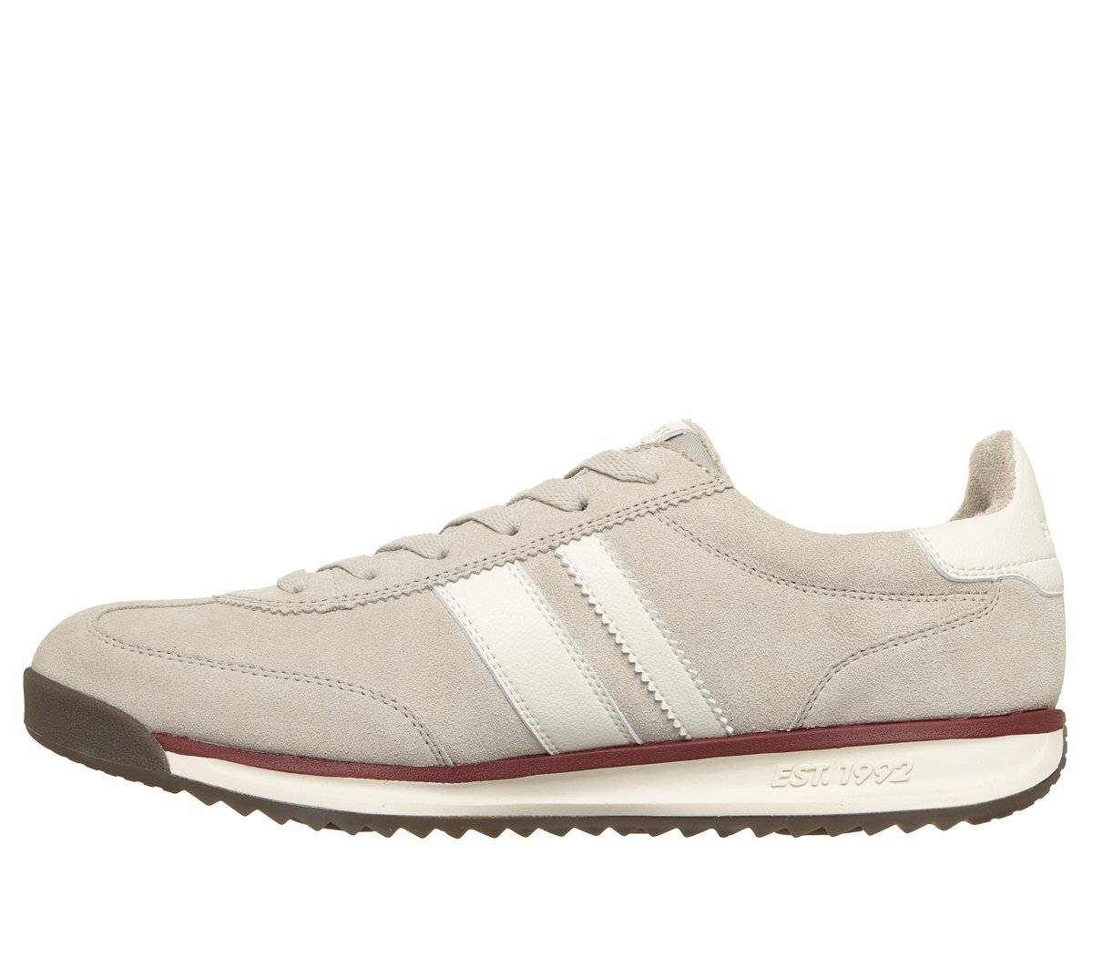 Skechers SKX 92 - Faulen Chaussures Moyen Width en Beige/Blanc