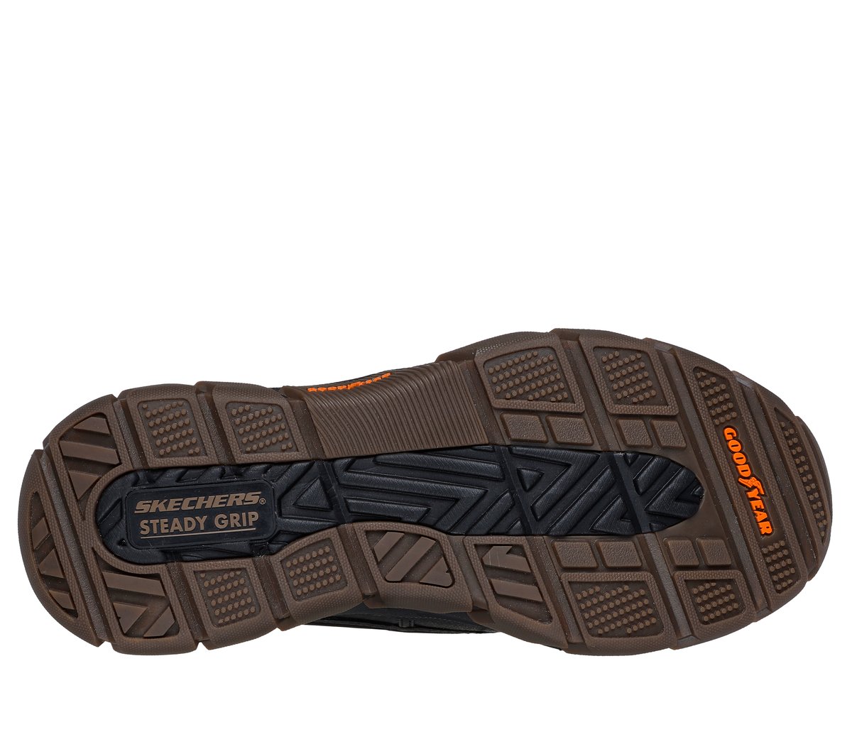 Skechers Slip-ins John Deere Waterproof Relaxed Fit: Respected - Tanzier Chaussures Moyen Width en Chocolat/Noir