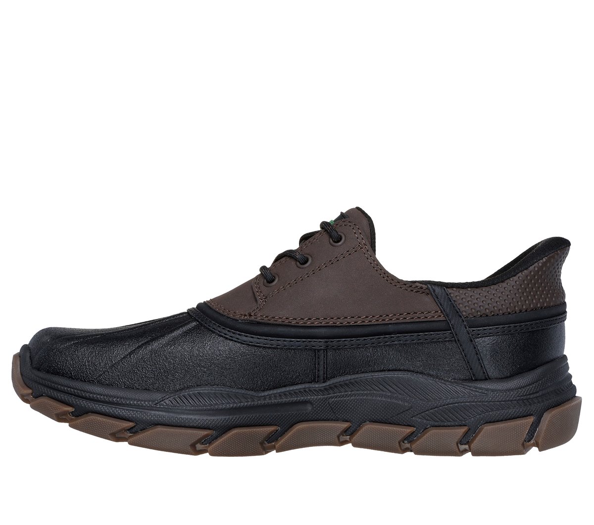 Skechers Slip-ins John Deere Waterproof Relaxed Fit: Respected - Tanzier Chaussures Moyen Width en Chocolat/Noir