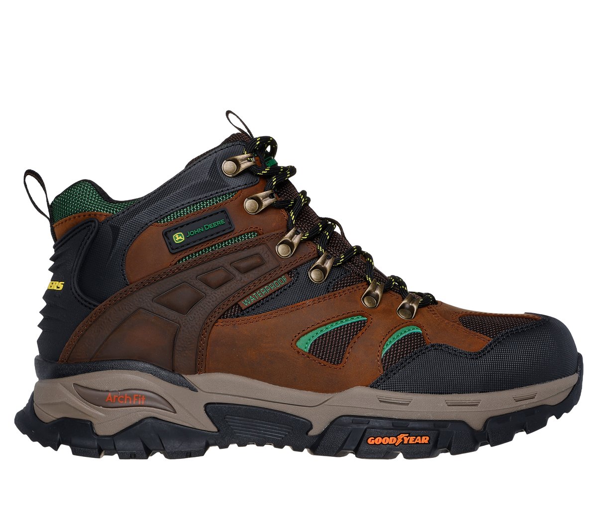 Skechers John Deere: Arch Fit Tarver en Marrón, talla 42.5