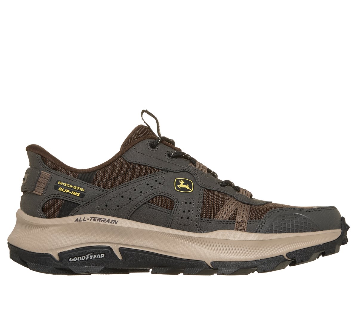 Skechers Slip-ins John Deere Relaxed Fit: Equalizer 5.0 Trail - Harvest en Marrón/Negro, talla 46