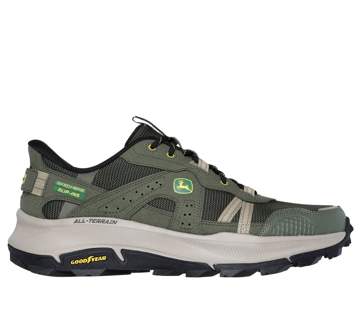 Skechers Slip-ins John Deere Relaxed Fit: Equalizer 5.0 Trail - Harvest en Verde, talla 42