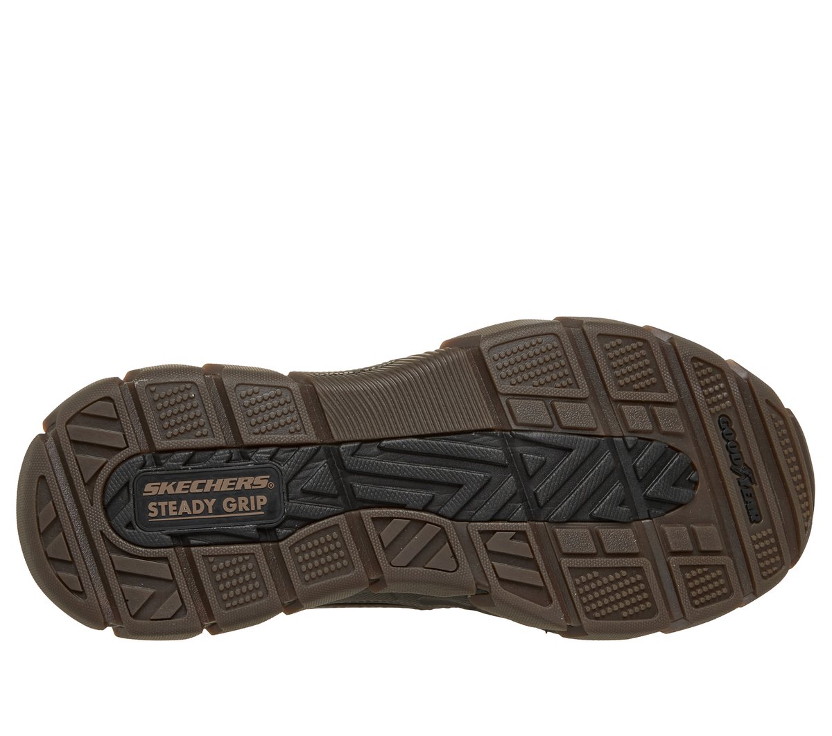 Skechers Slip-ins John Deere Waterproof Relaxed Fit: Respected - Swamper Chaussures Moyen Width en Chocolat/Noir