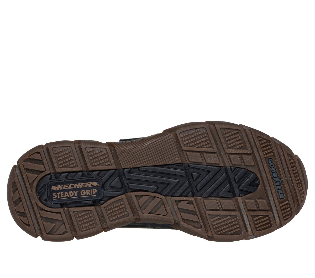 Skechers Slip-ins John Deere Waterproof Relaxed Fit: Respected - Swamper Chaussures Moyen Width en Olive/Brun