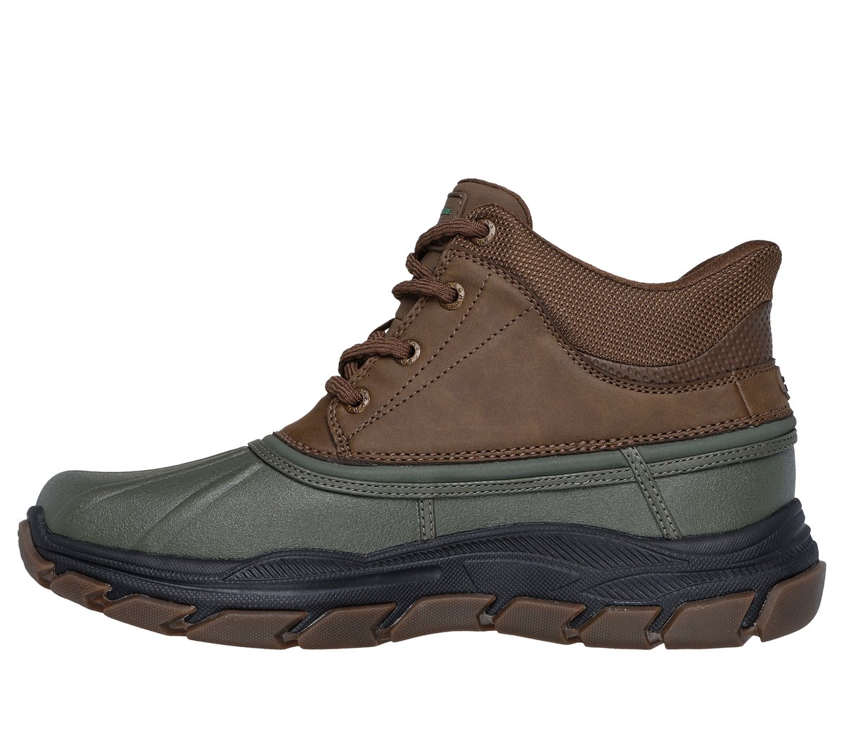 Skechers Slip-ins John Deere Waterproof Relaxed Fit: Respected - Swamper Chaussures Moyen Width en Olive/Brun