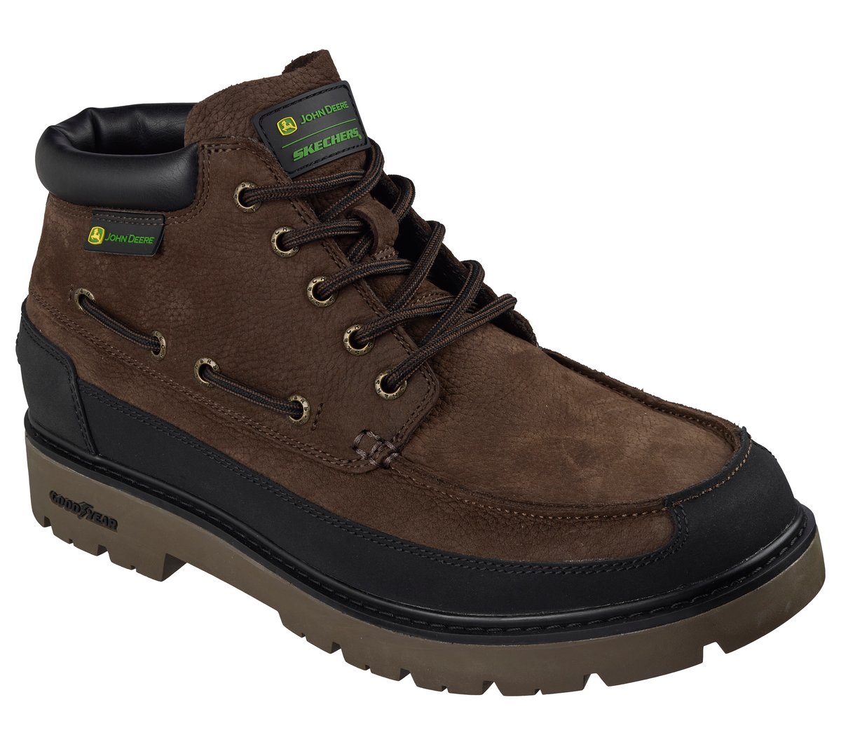 Skechers John Deere Relaxed Fit: Caldwell - Cutler Chaussures Moyen Width en Chocolat