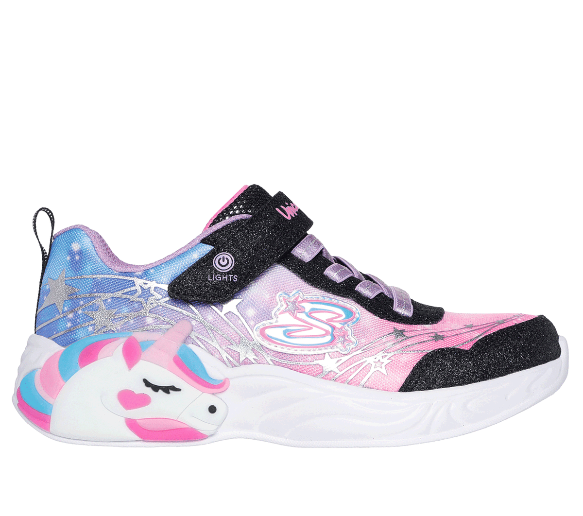 Kids Shoes Unicorn Flashing Shoes Skechers Unicorn Chaser Light-Up