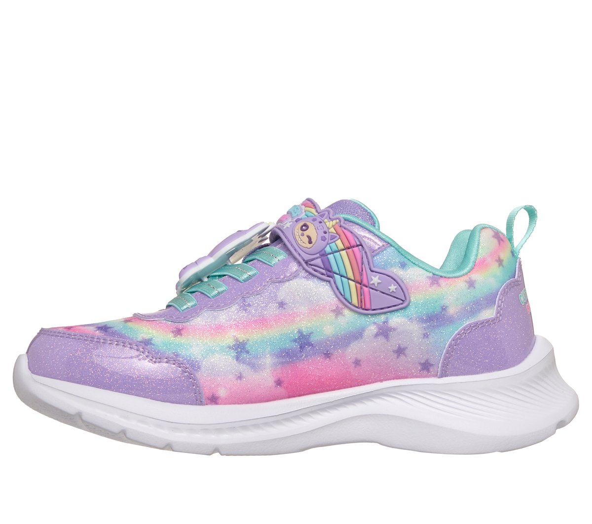 Skechers Jumpsters - Cutie Critters Chaussures Moyen Width en Lavande, Lavable en machine