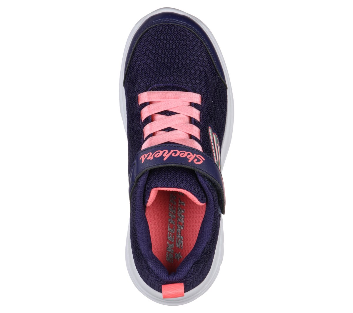 Skechers Bambina Dreamy Dancer - Miss Minimalistic Sneaker In Blu Navy Blue/Corallo, Taglia 28 - 2