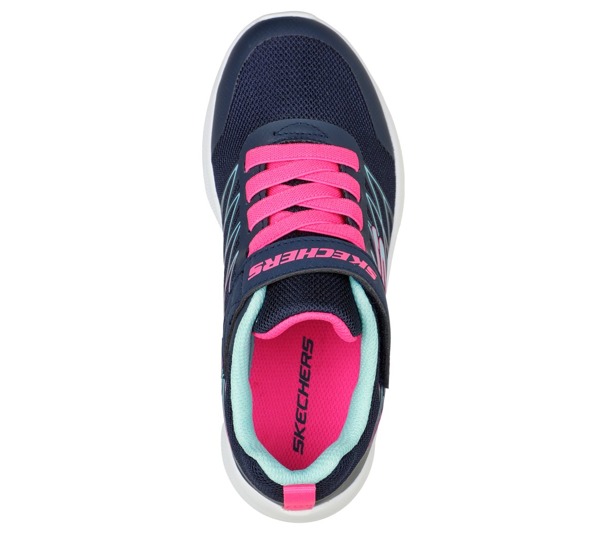 Skechers Microspec - Bold Delight Chaussures Moyen Width en Bleu Marine