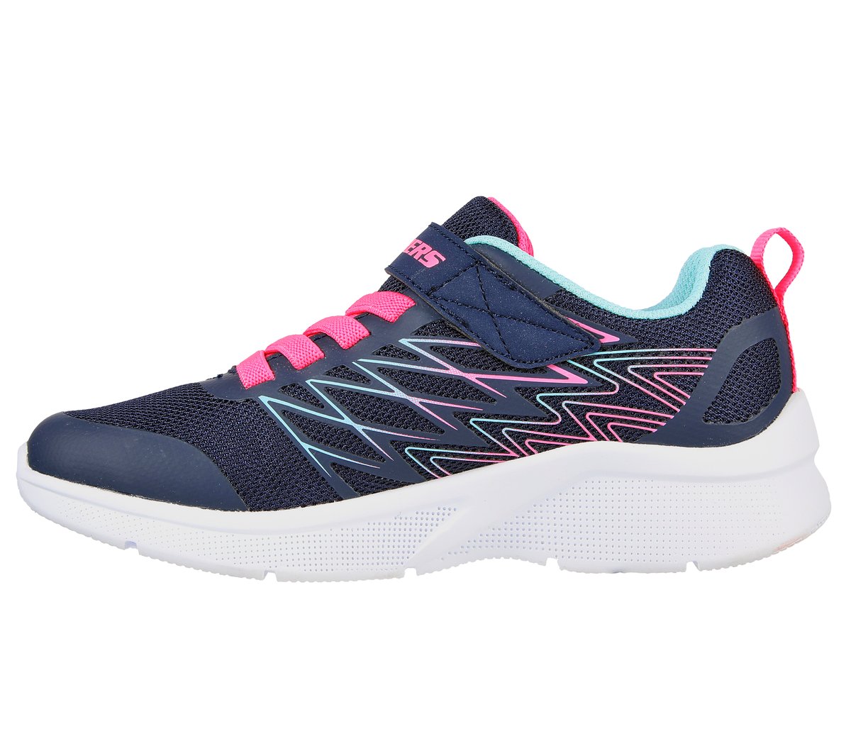 Skechers Microspec - Bold Delight Chaussures Moyen Width en Bleu Marine