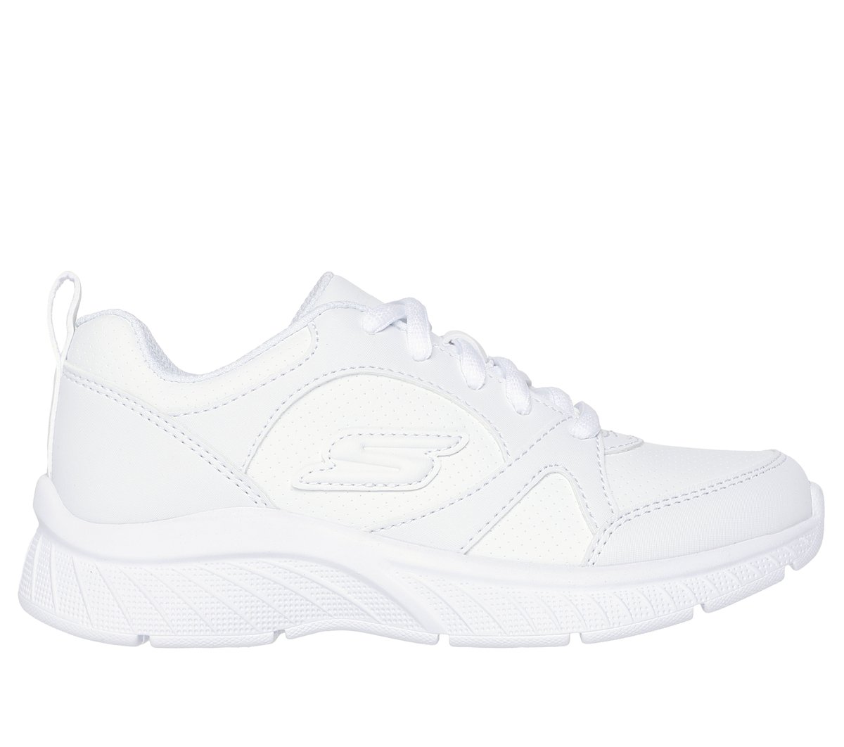 Skechers niña Microspec Plus - School Drop en Blanca, talla 30