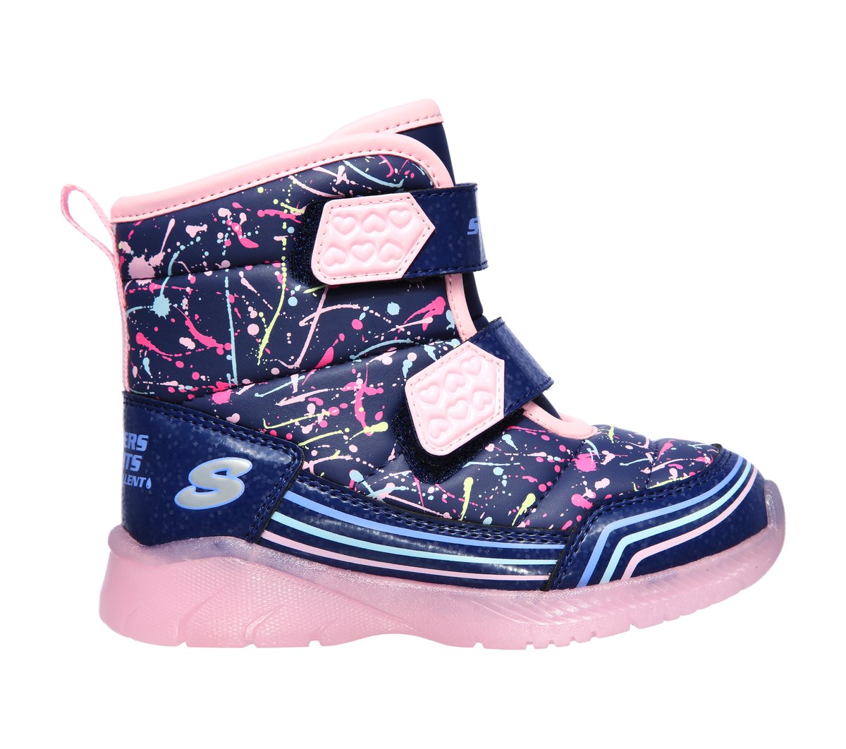 Skechers Illumi-Brights - Power Paint en Navy, talla 24