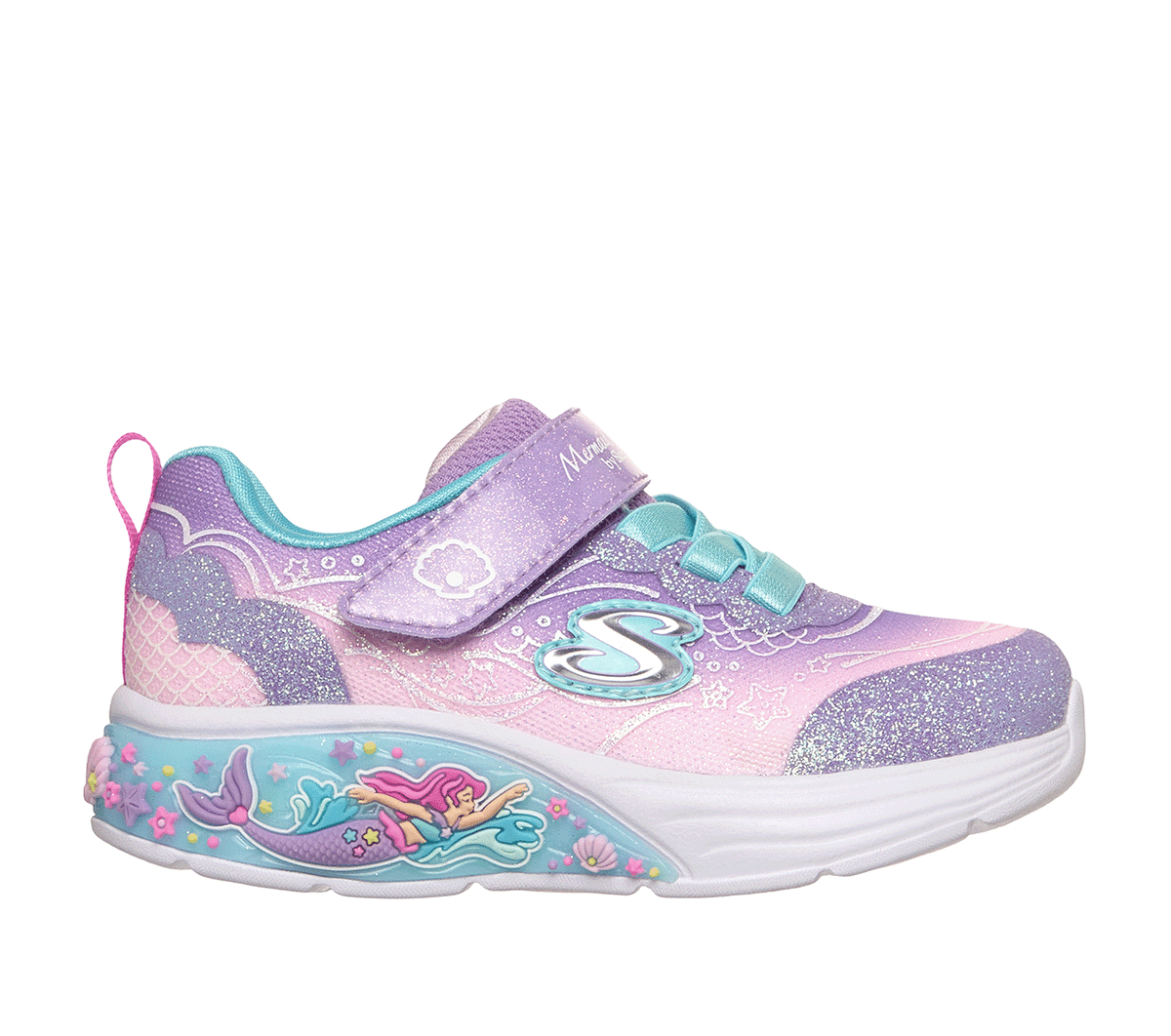 Skechers My Dreamers - Lil Mermaid en Lavanda, talla 21