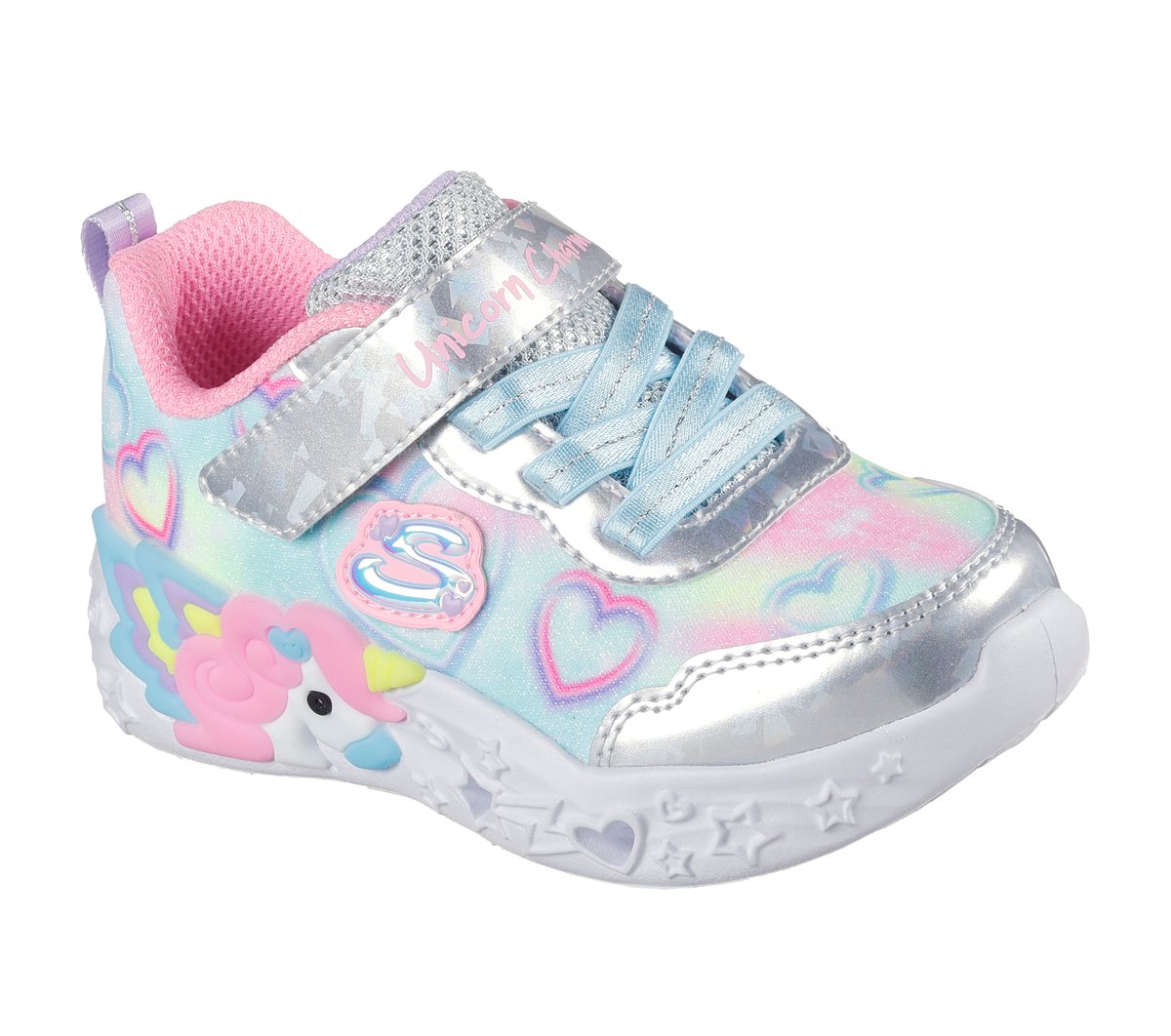 Baskets basses enfant Skechers UNICORN CHARMER - vue 6
