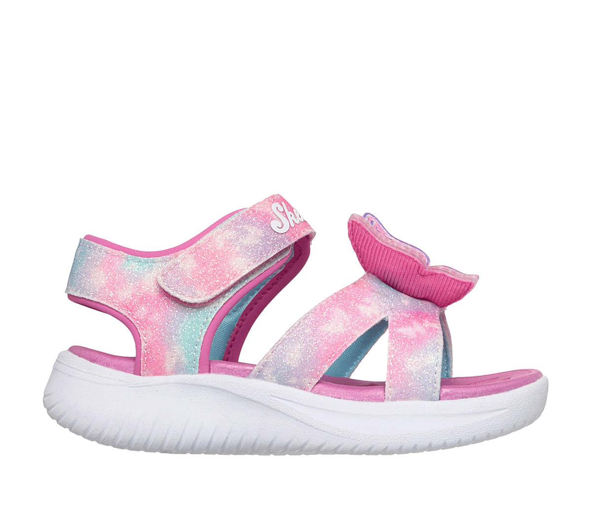Skechers Jumpsters Sandal - Butterfly Brights en Rosa, talla 23