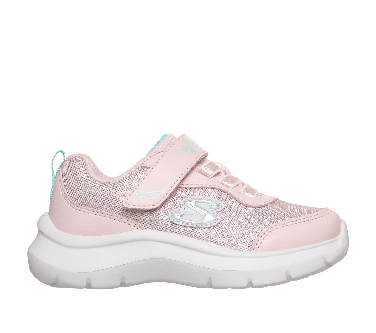 Skechers Skech Fast - Sparkly Sister en Rosa Claro, talla 24