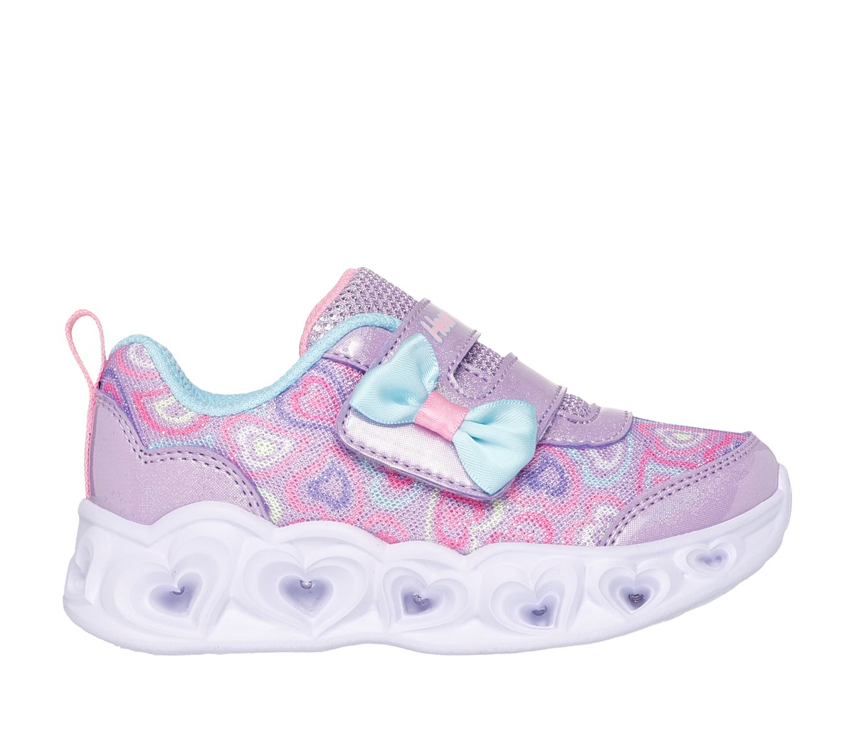 Skechers Heart Lights - Boogie Land en Lavanda, talla 24