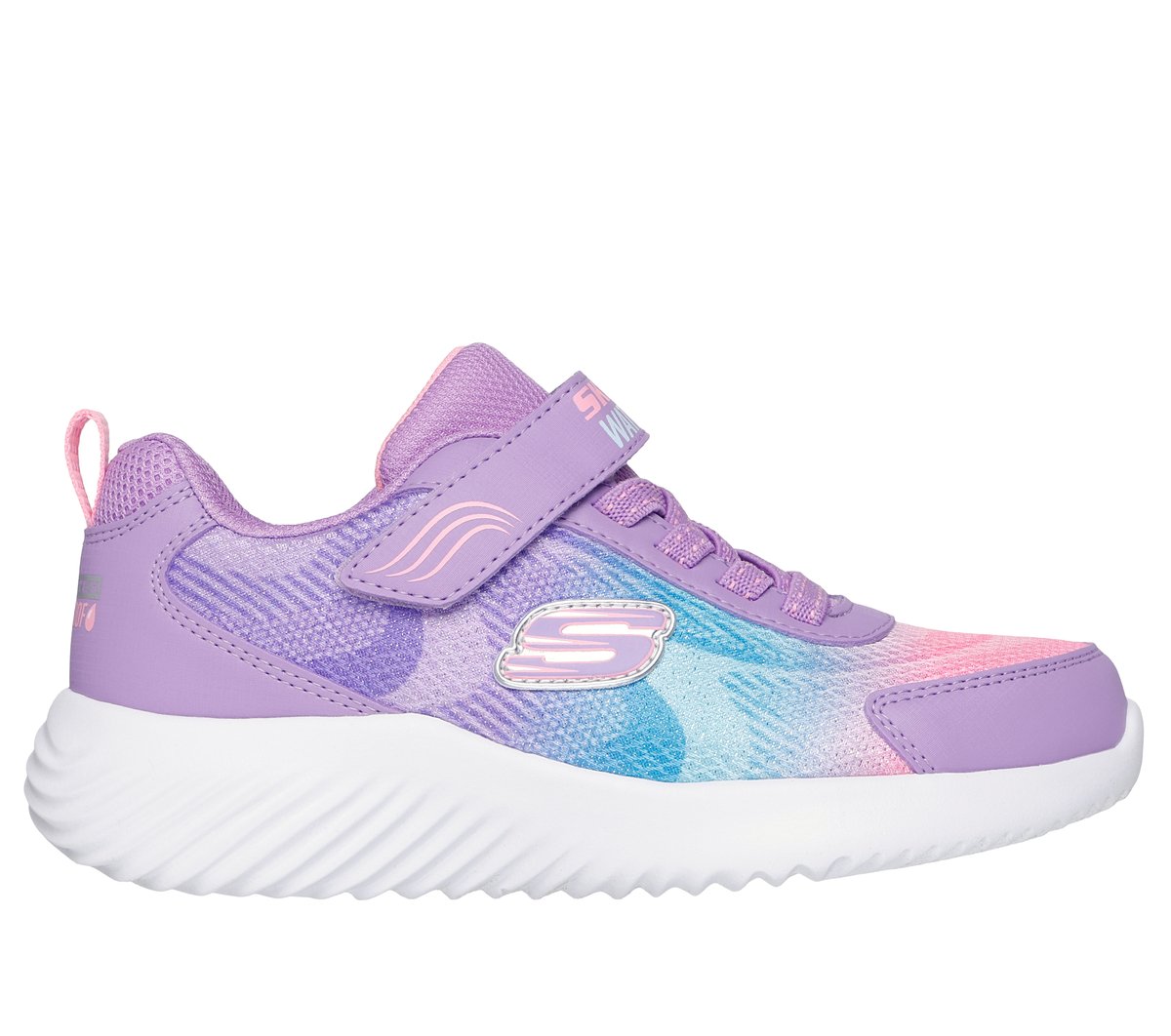 Skechers niña Waterproof: Bounder - Hydra Cool en Lavanda, talla 28