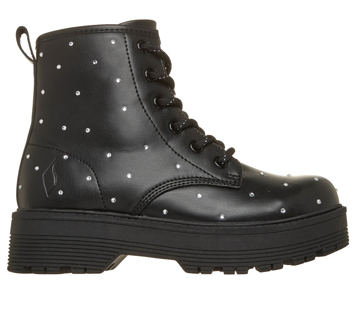 Skechers niña Gravlen HI - Jewels Strut en Negro, talla 27.5