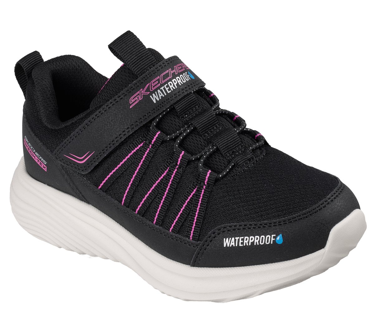 Waterproof: Bounder Pro - Aqua Step — BLACK / HOT PINK