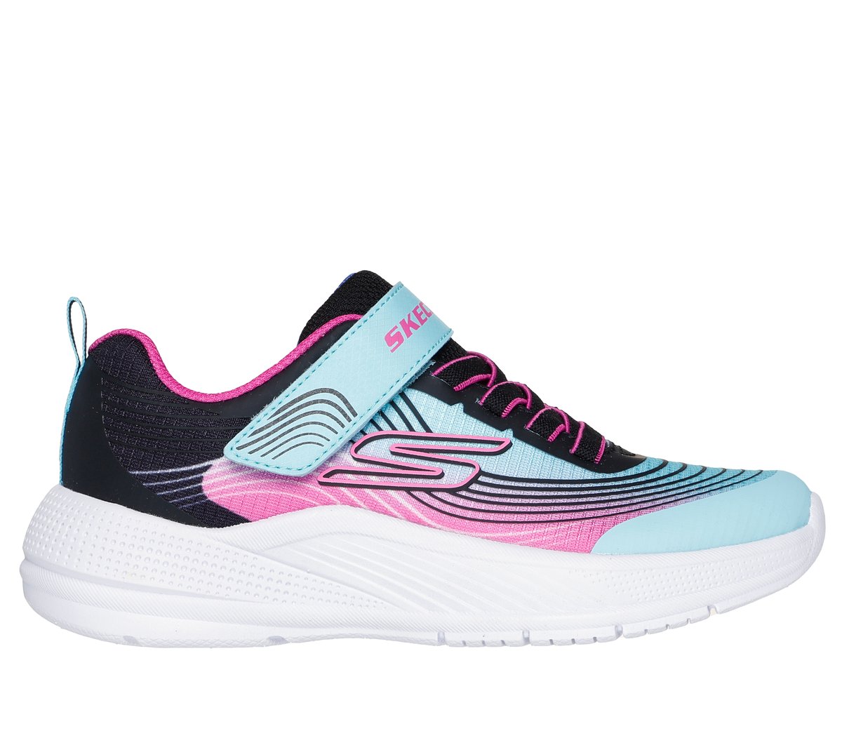 Skechers niña Microspec Advance en Agua/Morado, talla 30