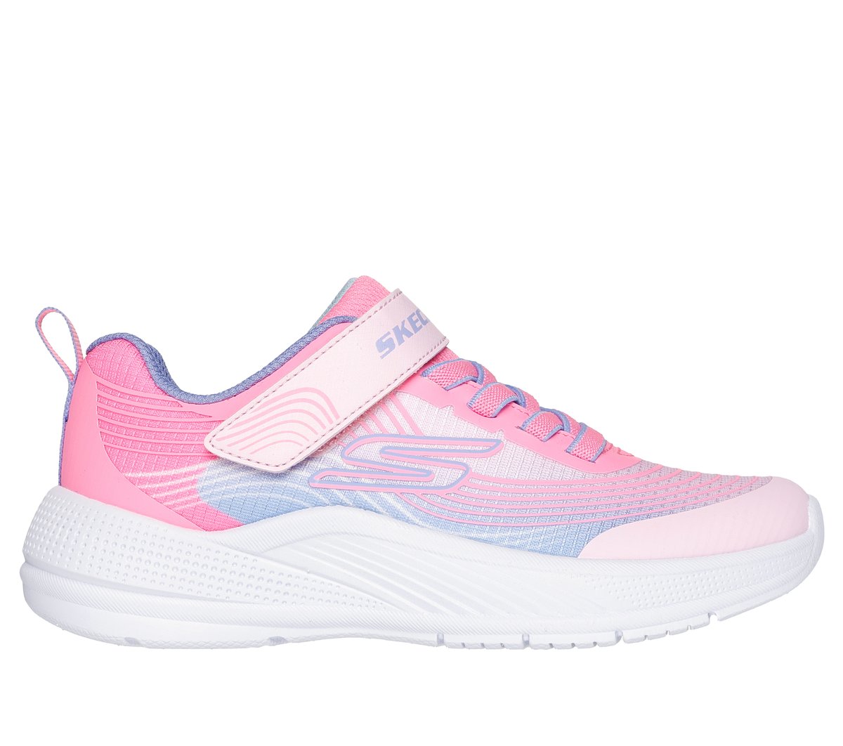 Skechers niña Microspec Advance en Rosa Claro, talla 30