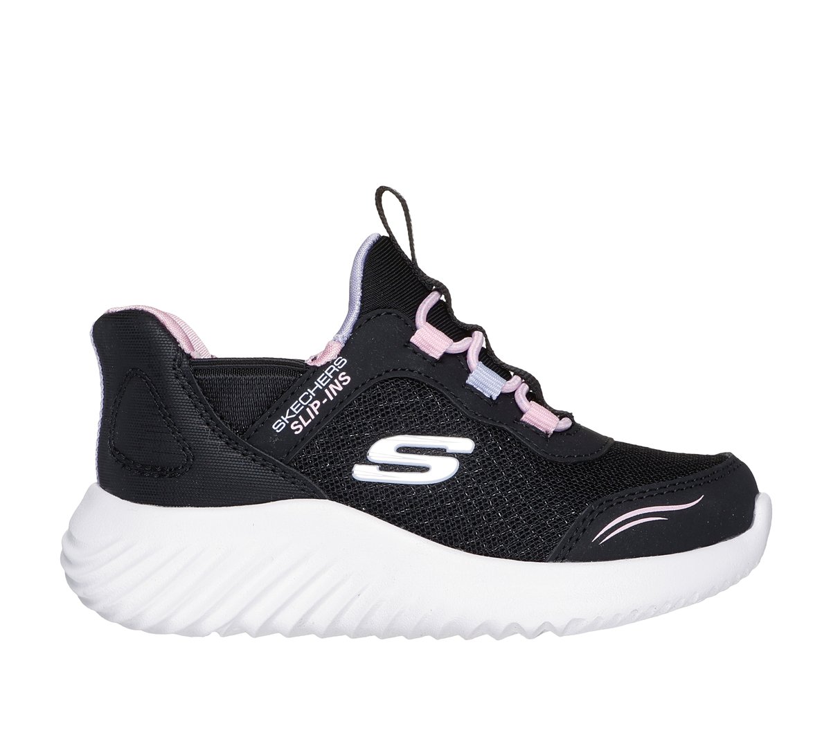 Skechers Slip-ins: Bounder - Simple Cute en Negro, talla 23