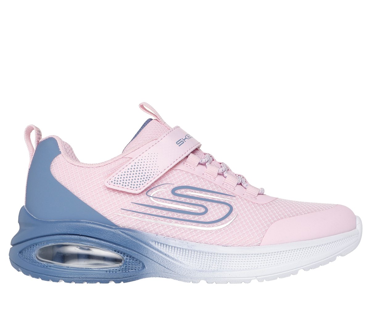 Skechers niña Microspec Max Advance - Fly 3.0 en Rosa Claro/Gris, talla 30
