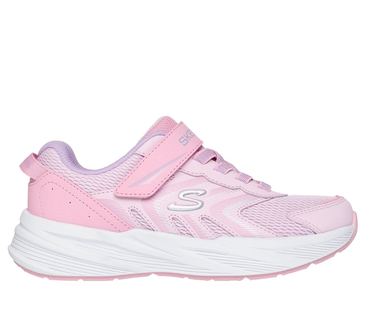 Skechers niña Microspec Tread en Rosa Claro, talla 34