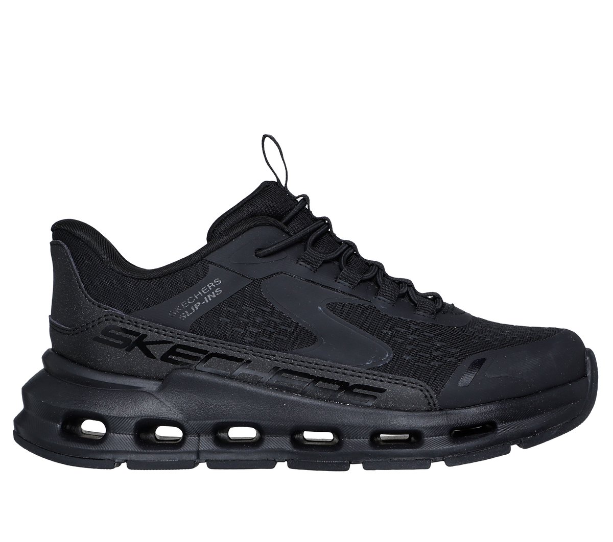 Skechers niña Slip-ins: Glide-Step - Vista Lane en Negro, talla 33