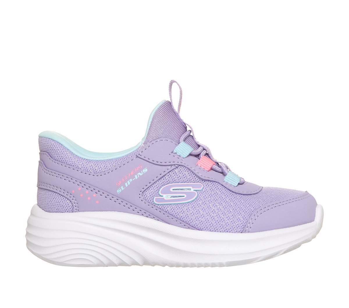 Skechers Slip-ins Bounder Pro - Step One Chaussures Moyen Width en Lavande Pointure 25 Lavable en machine 40€