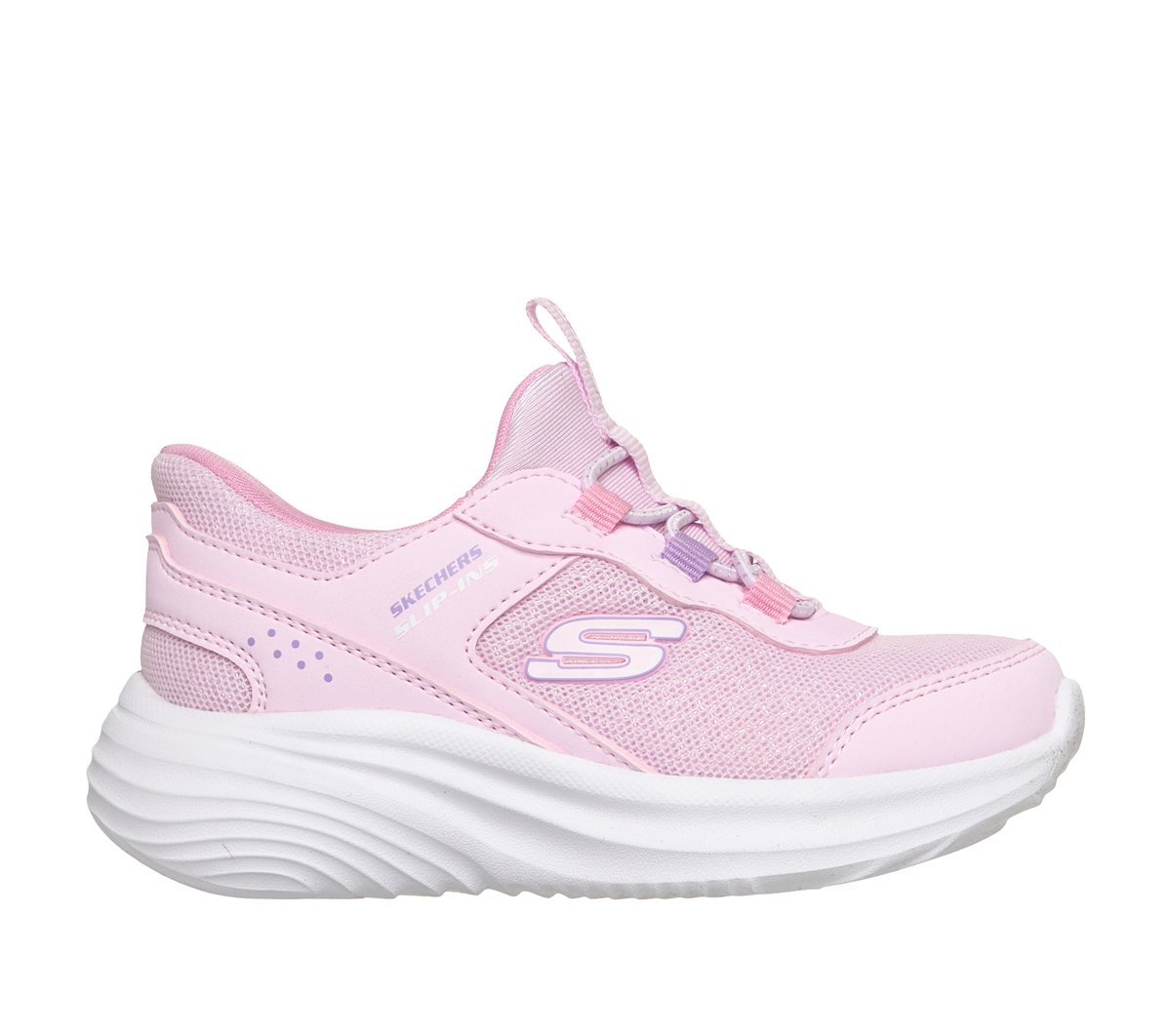 Skechers Slip-ins: Bounder Pro - Step One en Rosa Claro, talla 21