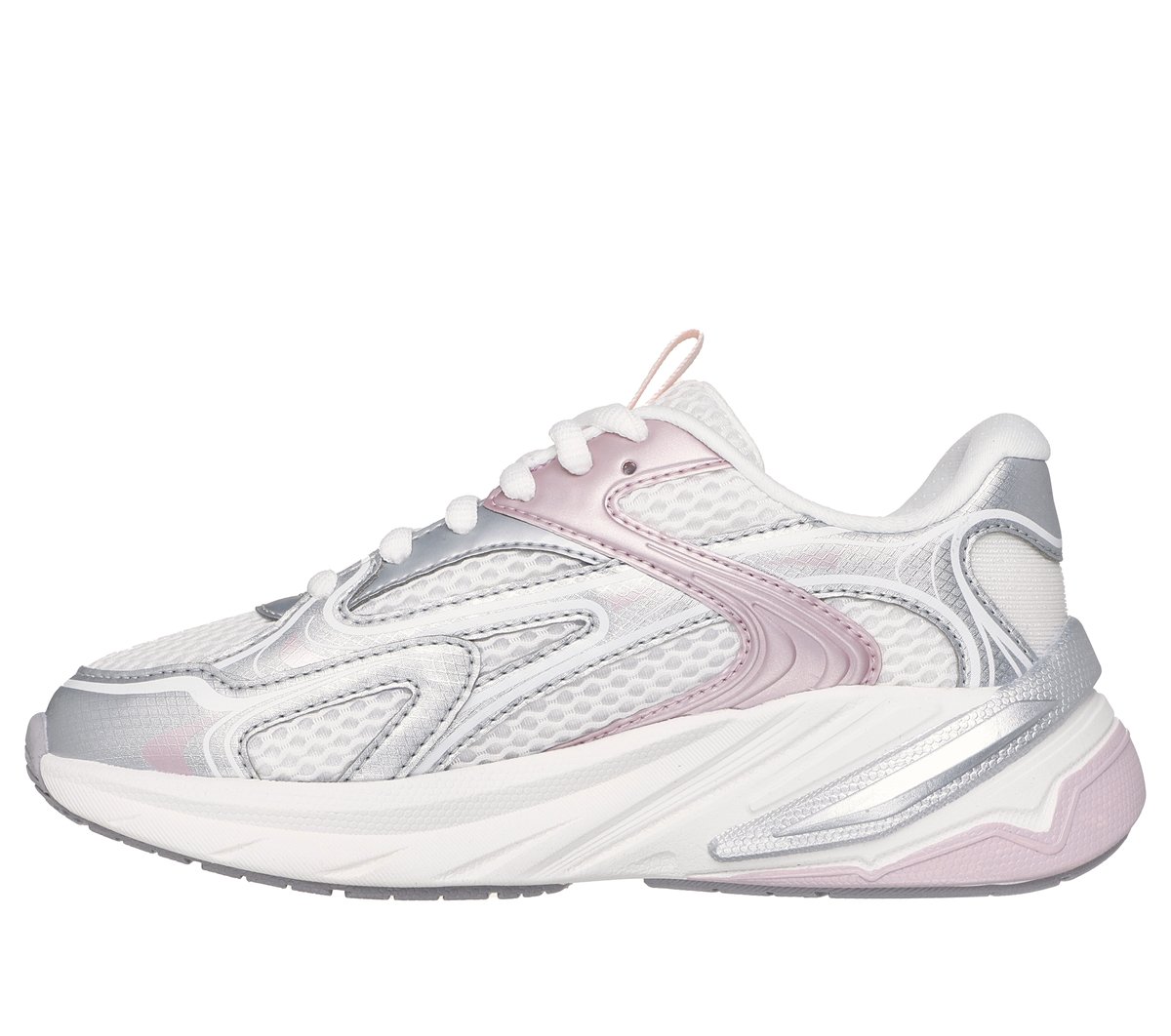 Skechers S2K Chaussures Moyen Width en Blanc Cassé, Lavable en machine