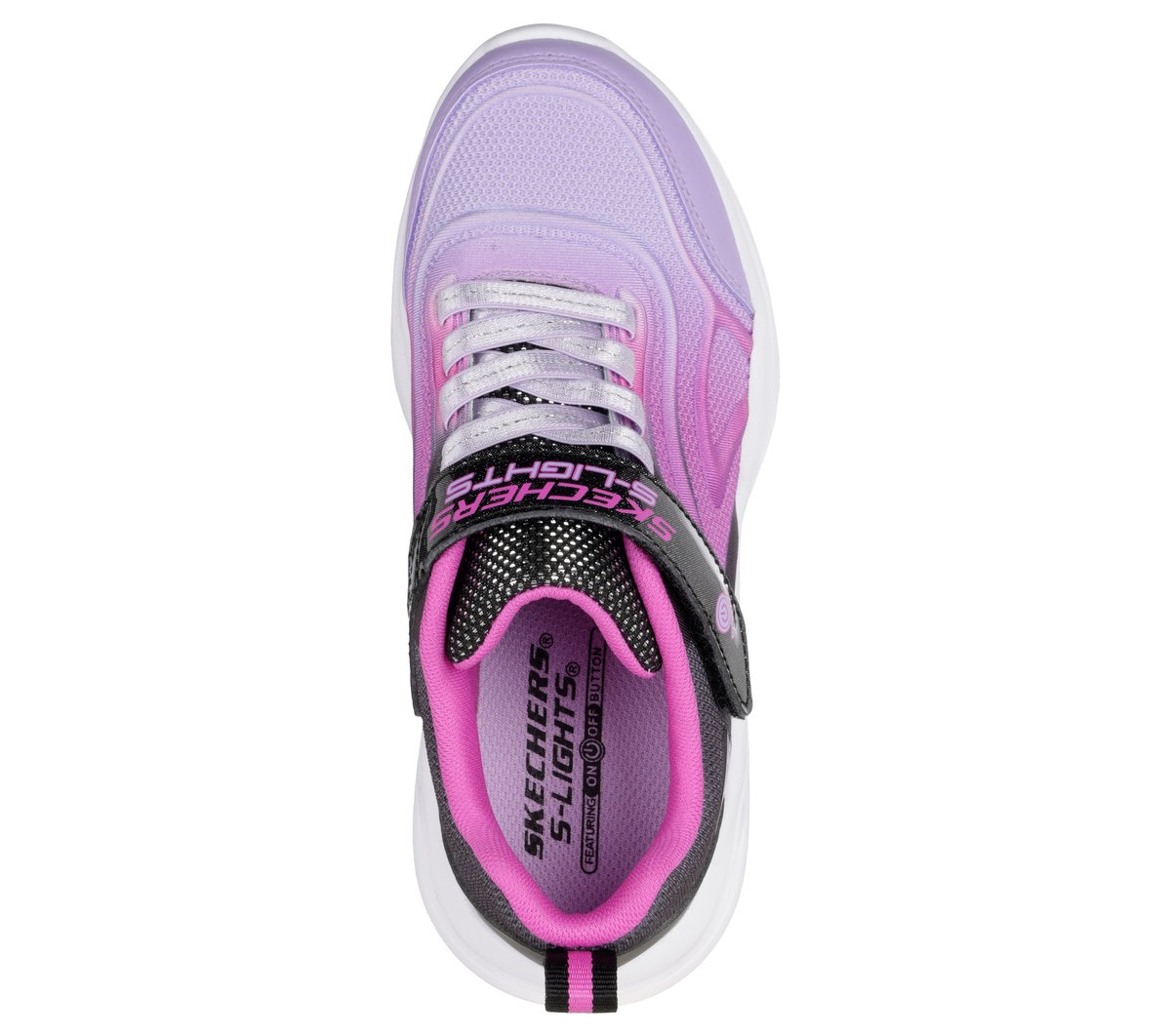 Skechers S-Lights: Sola Glow - Color Breeze Chaussures Moyen Width en Noir