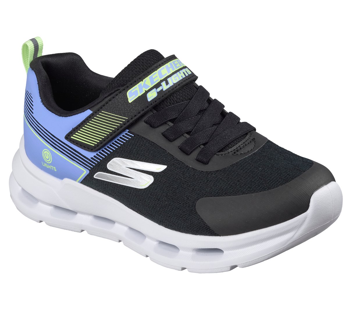 Skechers Dziewczęce S-Lights: Glide-Step Lights w Czarny, Rozmiar 32 Sneakersy (zdjęcie 4)