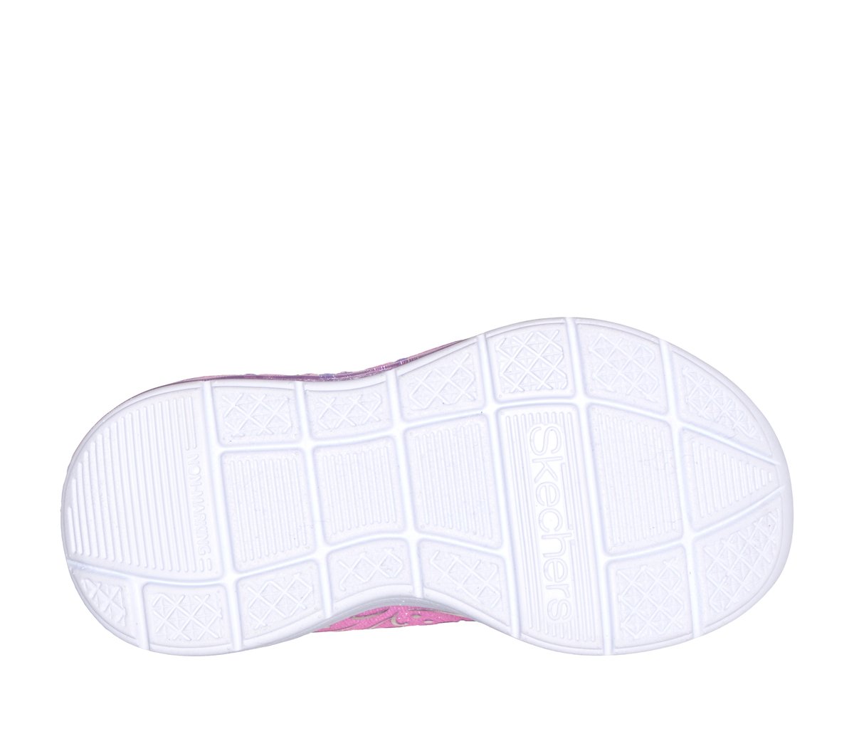 Skechers S-Lights: Lil Princess Steps Chaussures Moyen Width en Rose