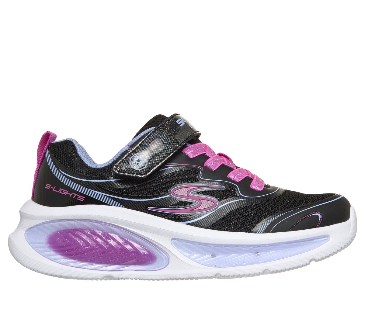 Skechers S-Lights: Cosmic Glow 2.0 en Negro, talla 34