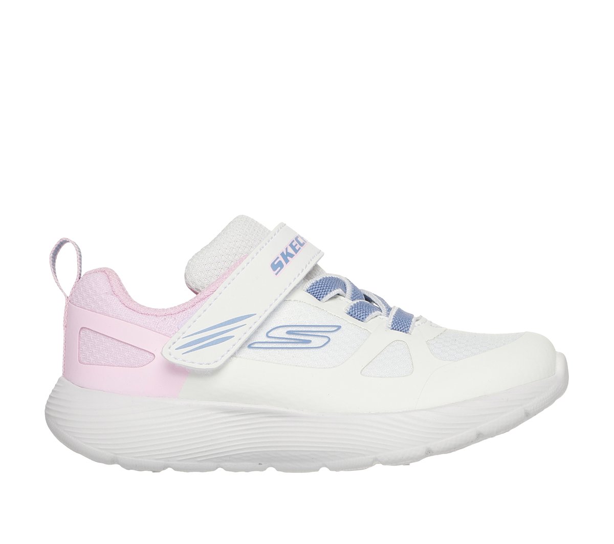 Skechers Dyna-Lite - Tracing Tracks en Natural/Rosa Claro, talla 24
