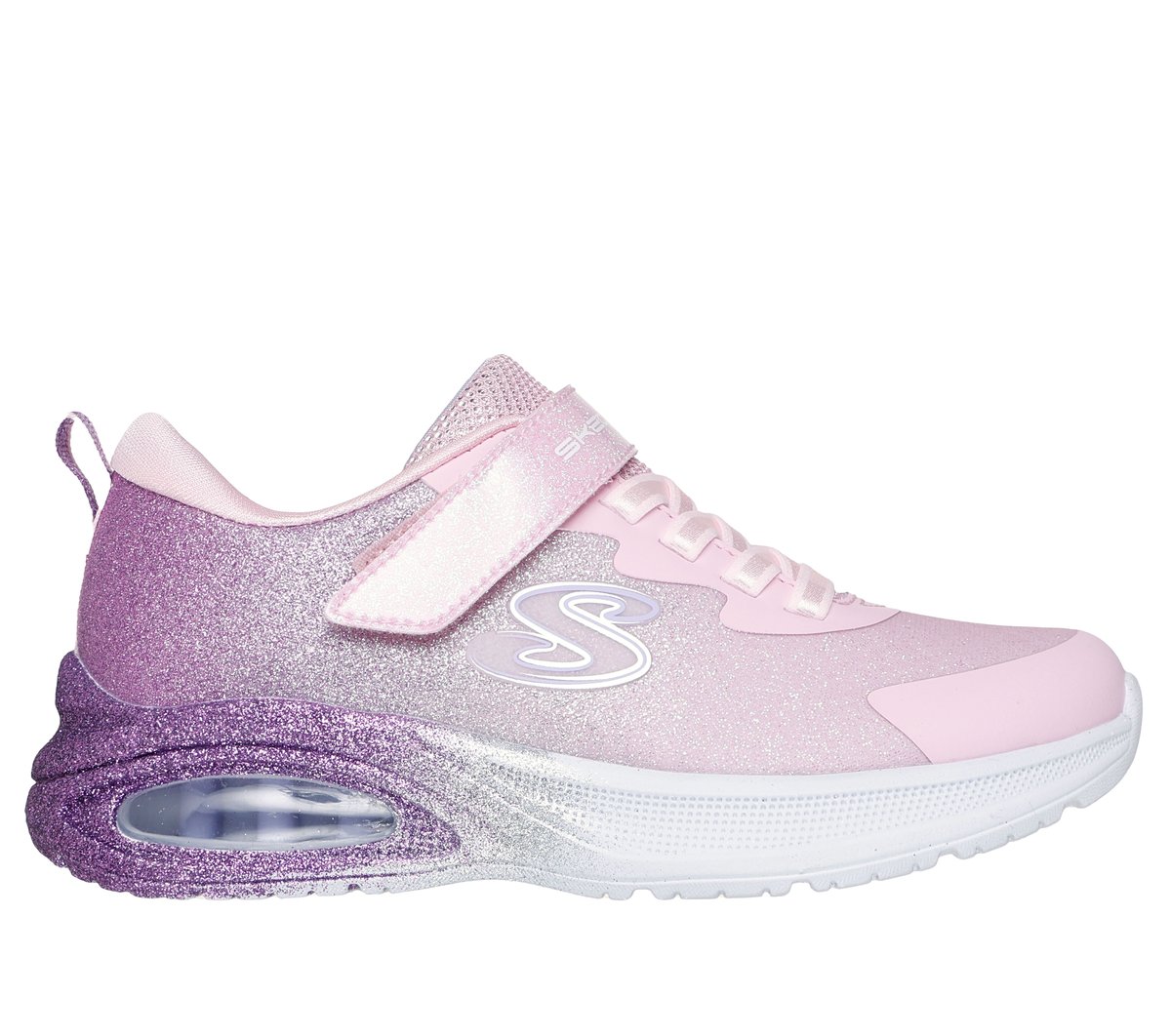 Skechers Microspec Max Advance - Glitz Gala Chaussures Moyen Width en Rose Clair, Pointure 36