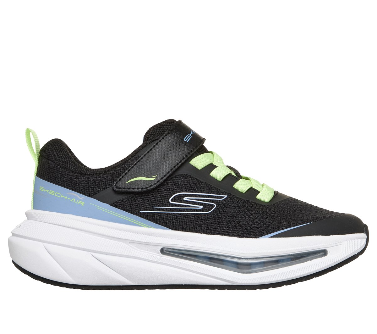 Skechers Skechers Girls Skech-Air 5.0 Sneaker in Black, Size 9.5 | Textile/Synthetic
