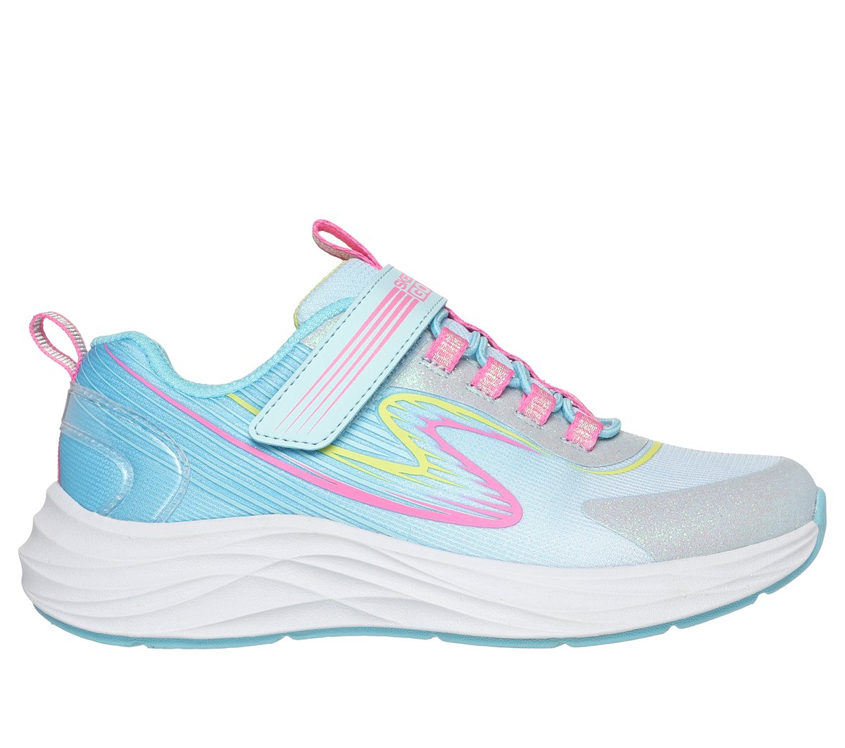 Skechers niña GO RUN Accelerate en Azul Claro, talla 27
