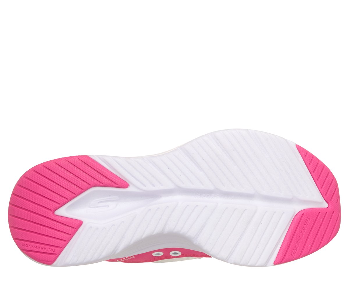 Skechers Slip-ins: Contour Foam - Cozy Fit Chaussures Moyen Width en Blanc/Rose Fluo, Lavable en machine