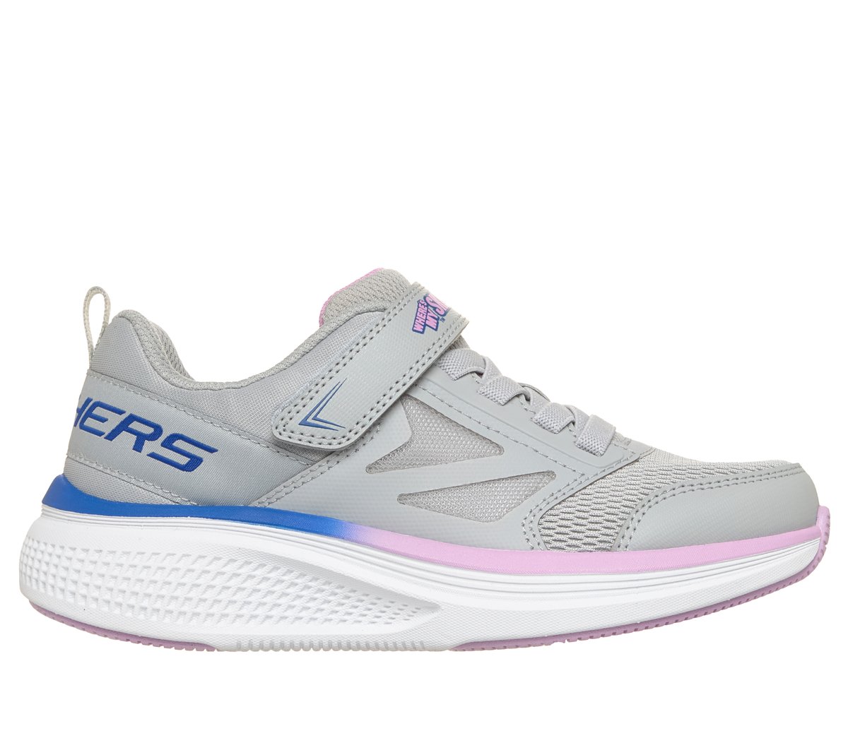 Skechers Girls Gray Go Run Elevate 2.0 - Where's My ? Sneaker In | Textile/Synthetic