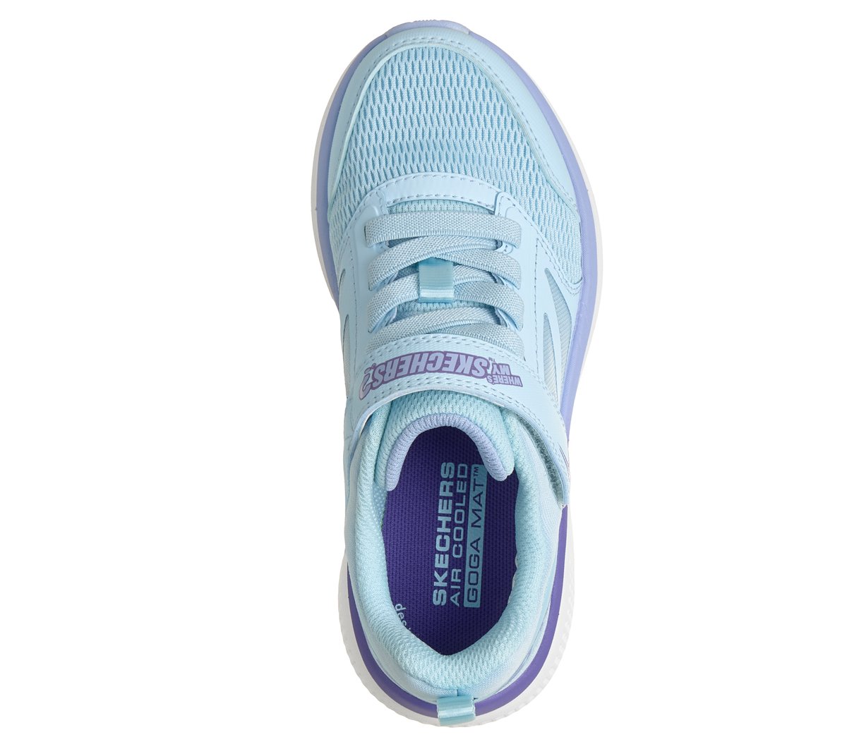 Skechers GO RUN Elevate 2.0 - Where's My ? Chaussures Moyen Width en Bleu Clair