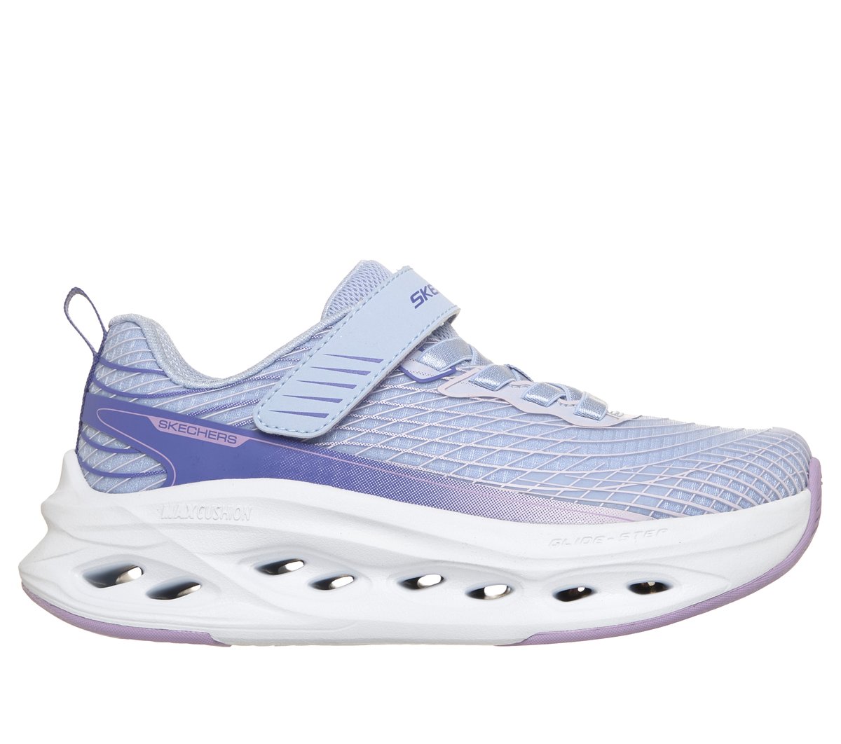 Skechers Max Cushioning Glide-Step - Grid Sprint Chaussures Moyen Width en Lavande Pointure 31 Lavable en machine 60 €