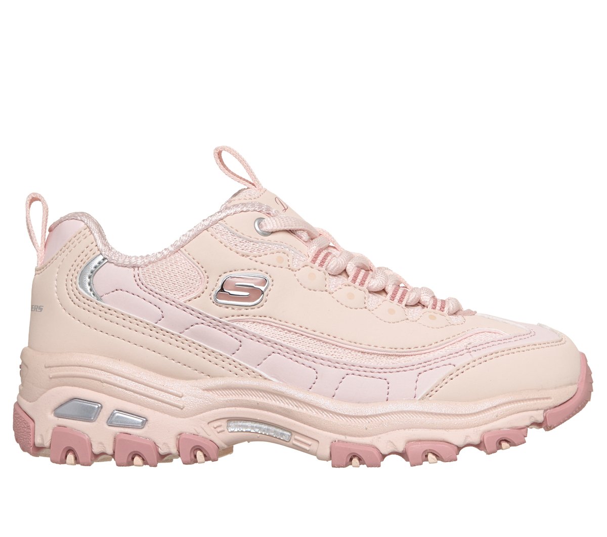 Skechers niña Mommy & Me: D'Lites - Sweet Blush, talla 32