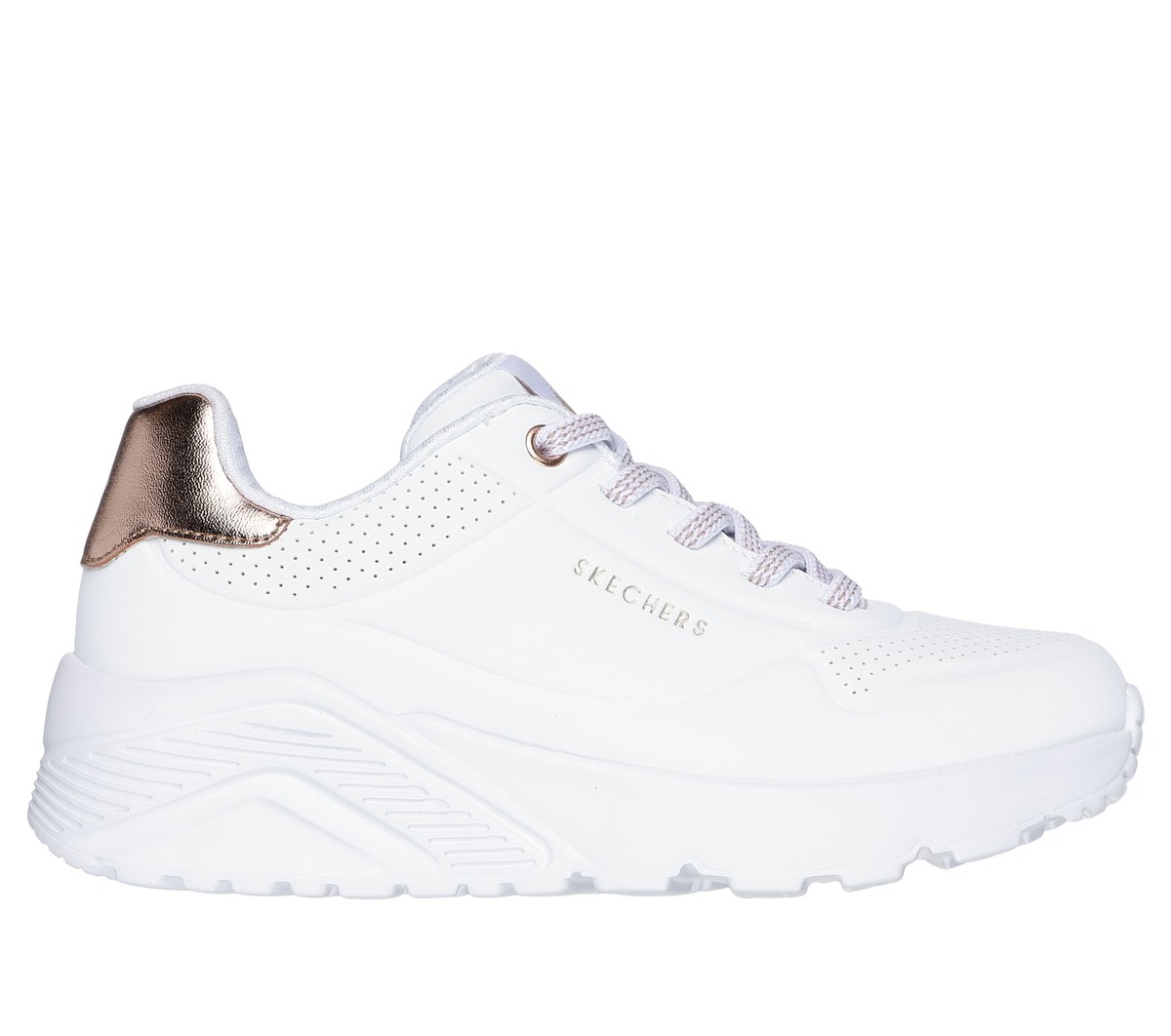 Skechers niña UNO Lite en Blanca, talla 29