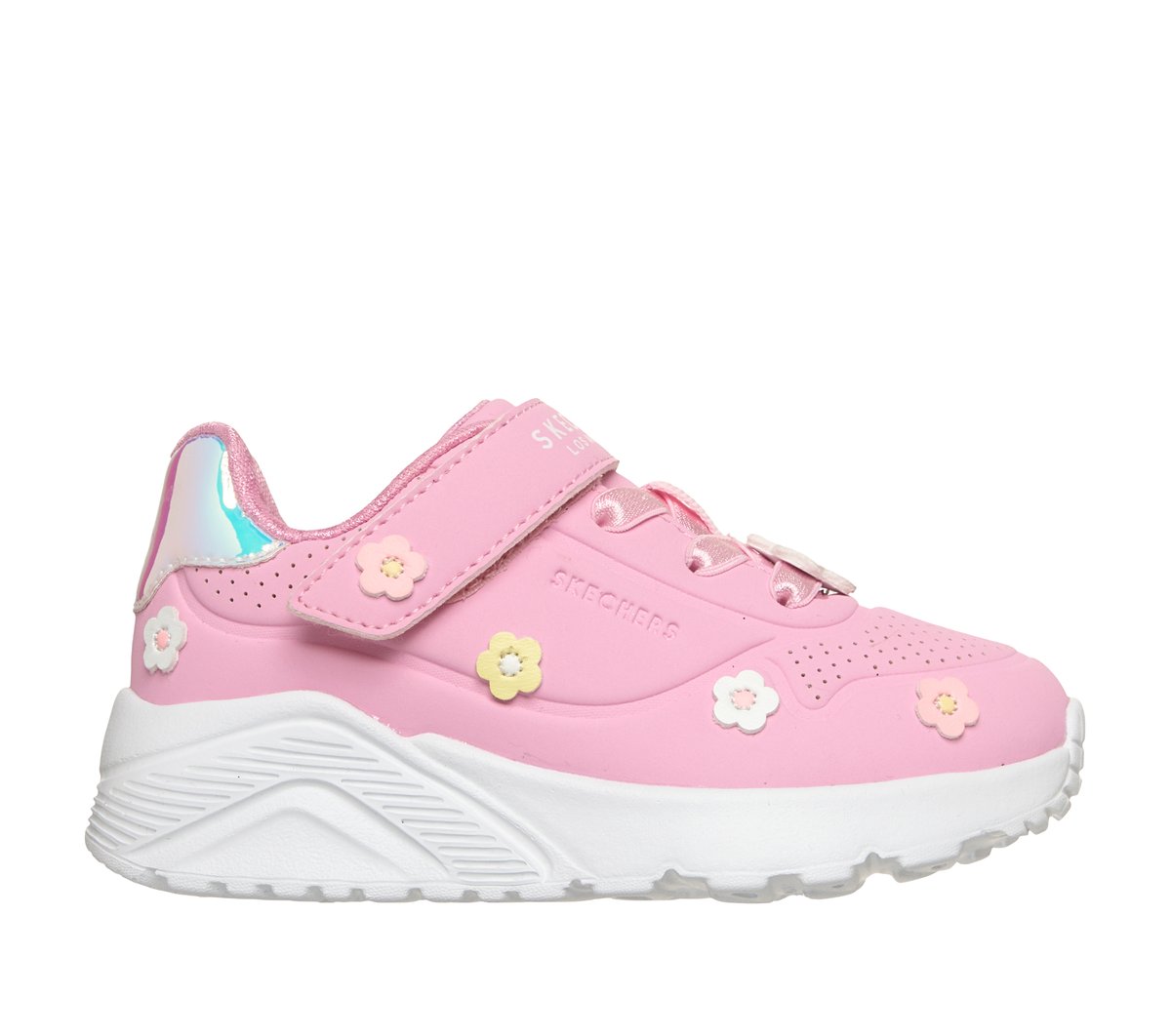 Skechers Uno Lite - Mini Bloom en Rosa, talla 26