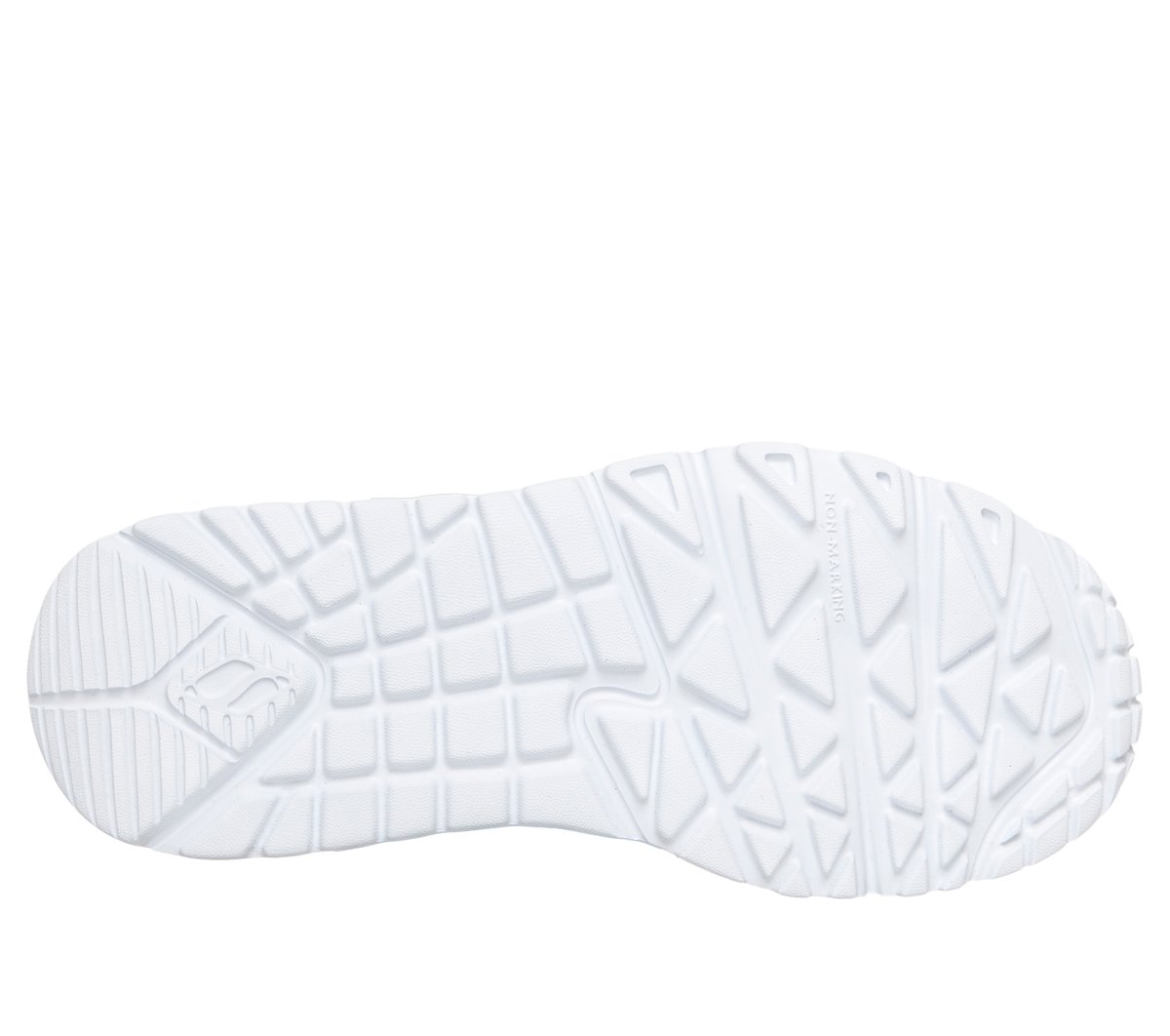Skechers UNO Lite - Star Icon Chaussures Moyen Width en Noir/Or Rose, Lavable en machine